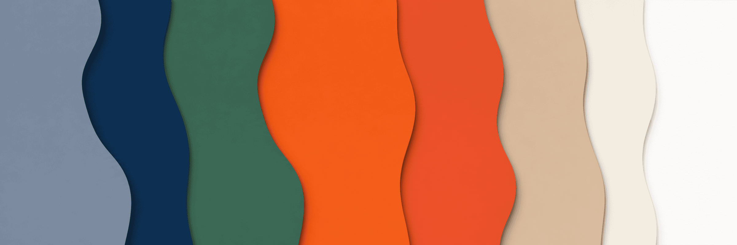 Four seasonal colour bands running left to right across a year